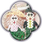 Фигурки мальчика и девочки