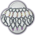 Кружевное колье