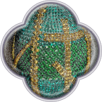 Пасхальное яйцо (с крестом)